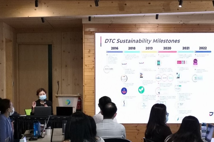 DTC World's Sharing on Corporate Sustainability at Global Compact Network Singapore